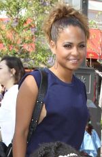 CHRISTINA MILIAN and KARREUCH TRAN Shopping at the Grove in Los Angeles