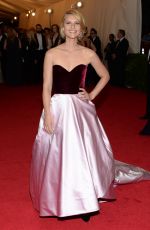 CLAIRE DANES at MET Gala 2014 in New York
