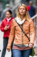 CLAIRE DANES Out and About in New York 2805