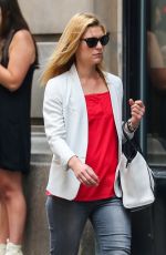 CLAIRE DANES Out and About in New York
