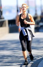 CLAIRE DANES Out Jogging in New York