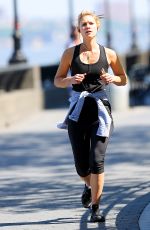 CLAIRE DANES Out Jogging in New York