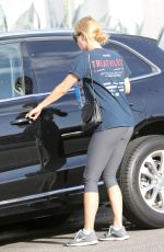 CLAIRE HOLT in Tight Leggings Leaves a Gym in Hollywood