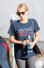 CLAIRE HOLT in Tight Leggings Leaves a Gym in Hollywood