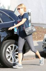 CLAIRE HOLT in Tight Leggings Leaves a Gym in Hollywood