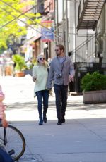 DAKOTA FANNING and Jamie Strachan Out and About in New York