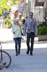 DAKOTA FANNING and Jamie Strachan Out and About in New York