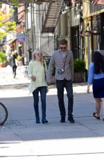 DAKOTA FANNING and Jamie Strachan Out and About in New York