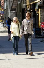 DAKOTA FANNING and Jamie Strachan Out and About in New York