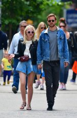 DAKOTA FANNING and Jamie Strachan Out in New York