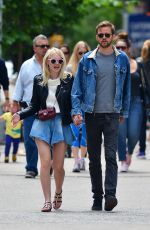 DAKOTA FANNING and Jamie Strachan Out in New York