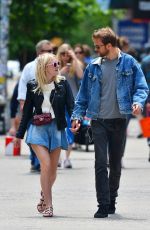 DAKOTA FANNING and Jamie Strachan Out in New York