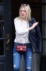 DAKOTA FANNING at Cafe Cluny in New York