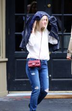 DAKOTA FANNING at Cafe Cluny in New York