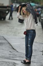 DAKOTA FANNING at Cafe Cluny in New York
