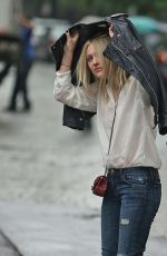 DAKOTA FANNING at Cafe Cluny in New York