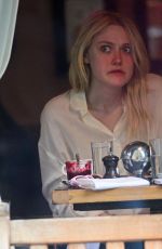 DAKOTA FANNING at Cafe Cluny in New York