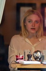 DAKOTA FANNING at Cafe Cluny in New York