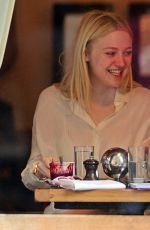 DAKOTA FANNING at Cafe Cluny in New York