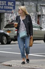 DAKOTA FANNING in JEans Out in New York