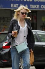 DAKOTA FANNING in JEans Out in New York