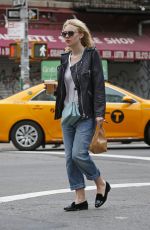 DAKOTA FANNING in JEans Out in New York