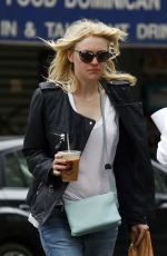 DAKOTA FANNING in JEans Out in New York