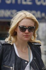 DAKOTA FANNING in JEans Out in New York