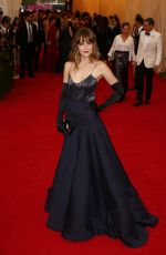 DAKOTA JOHNSON at MET Gala 2014 in New York