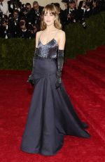 DAKOTA JOHNSON at MET Gala 2014 in New York