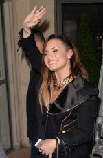 DEMI LOVATO Arrives at Her Hotel in London