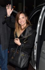 DEMI LOVATO Arrives at Her Hotel in London