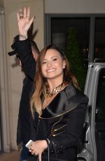 DEMI LOVATO Arrives at Her Hotel in London