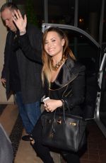 DEMI LOVATO Arrives at Her Hotel in London