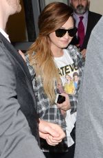 DEMI LOVATO Leaves Her Hotel in London