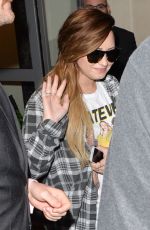 DEMI LOVATO Leaves Her Hotel in London