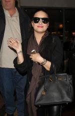 DEMI LOVATO Night Oout in London