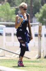 DENISE RICHARDS at Equestrian Center in Los Angeles