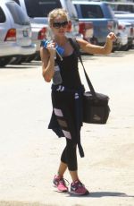DENISE RICHARDS at Equestrian Center in Los Angeles