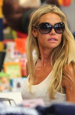 DENISE RICHARDS Out Shopping in Beverly Hills