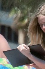 DIANA VICKERS in Bikni at a Pool in Spain