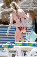 DIANA VICKERS in Bikni at a Pool in Spain