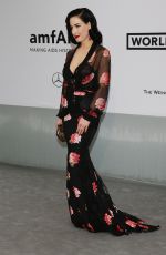 DITA VON TEESE at AMFAR’s 21st Cinema Against Aids Gala in Cap D’Antibes