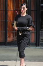 DITA VON TEESE Leaves Her Hotel in New York