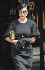 DITA VON TEESE Leaves Her Hotel in New York