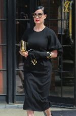 DITA VON TEESE Leaves Her Hotel in New York