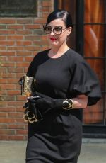 DITA VON TEESE Leaves Her Hotel in New York