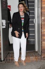 DREW BARRYMORE at The Daily Show with Jon Stewart in New York