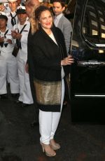 DREW BARRYMORE at The Daily Show with Jon Stewart in New York