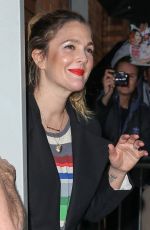 DREW BARRYMORE at The Daily Show with Jon Stewart in New York
